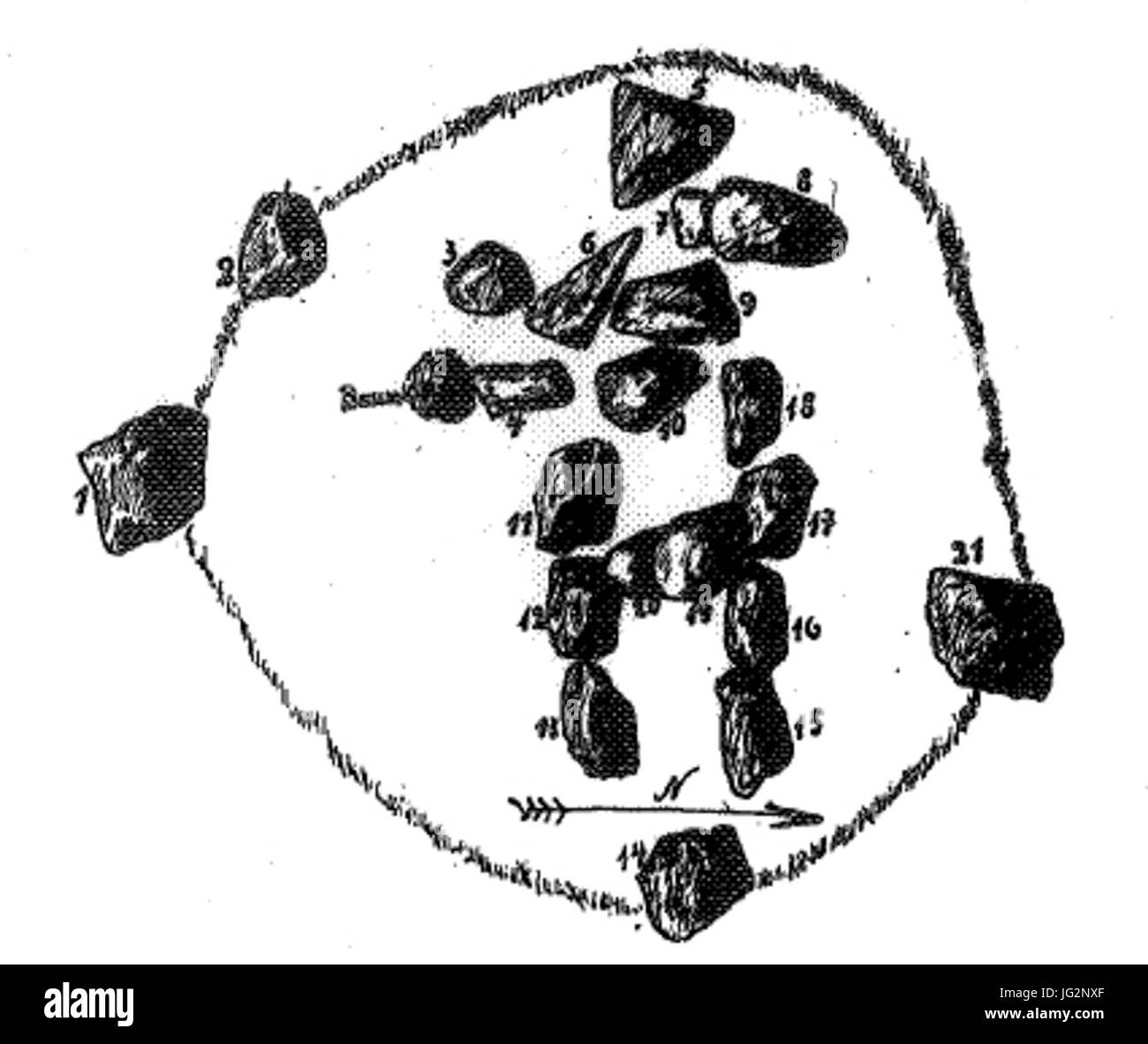 Großsteingrab Lütnitz erme 1 Foto Stock