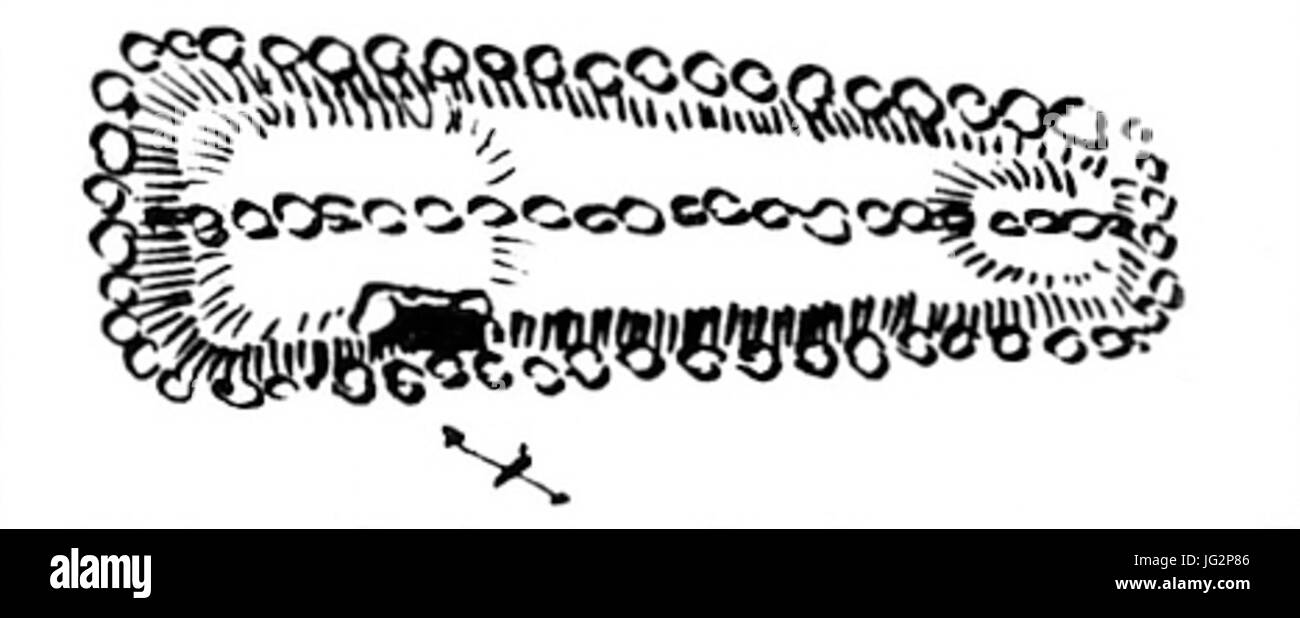 Nieby Großsteingrab Pastore Jensen 1 Foto Stock