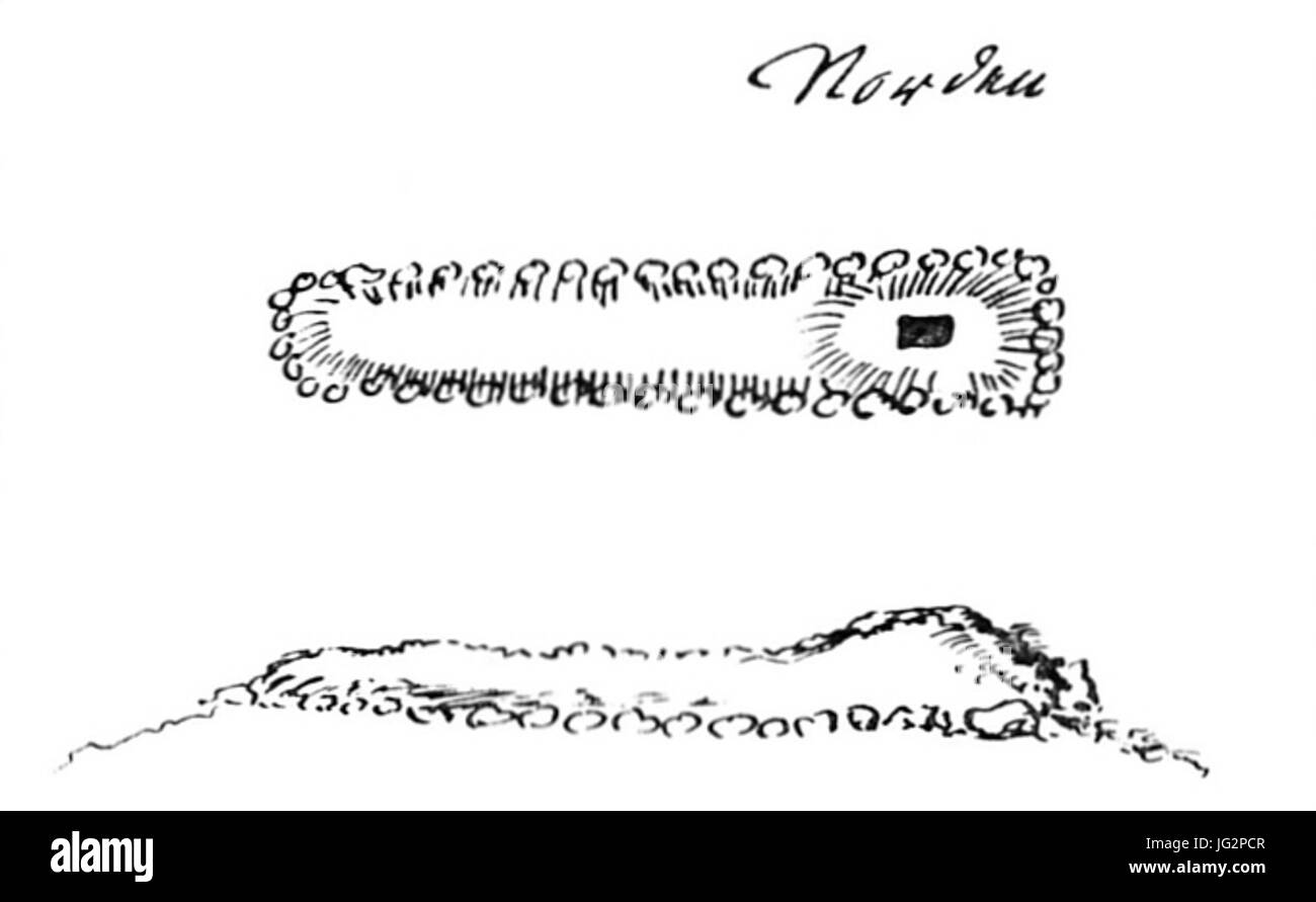 Großsteingrab Ohrfeld Pastore Jensen 1 Foto Stock