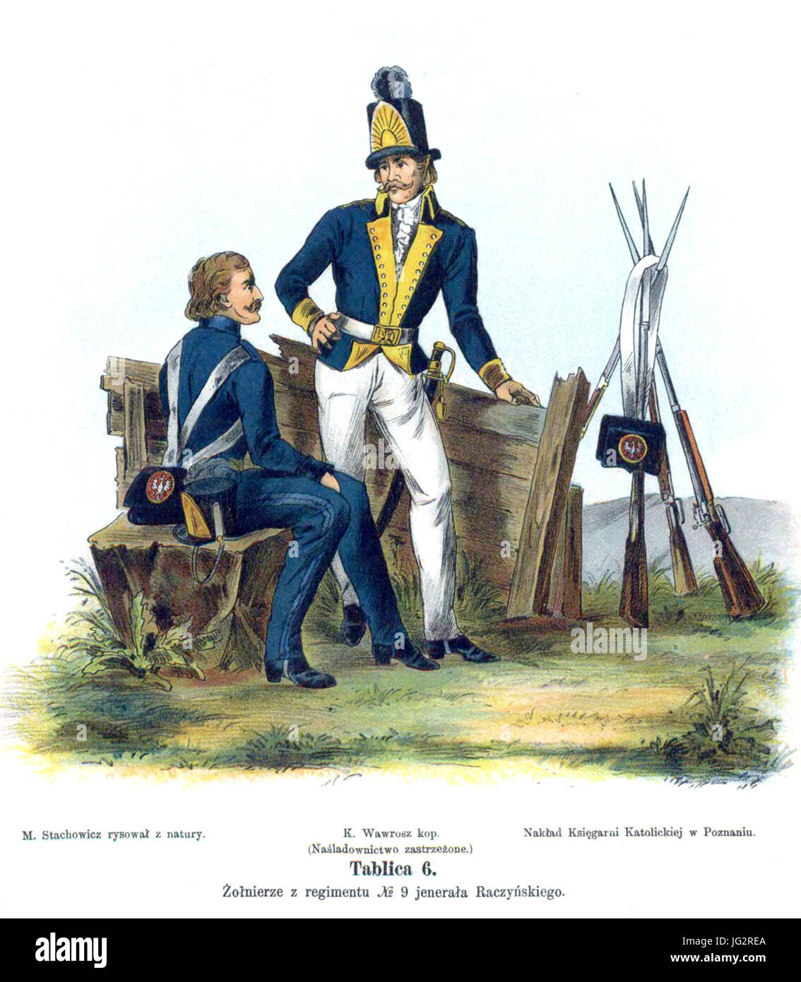 Insurrezione di Kościuszko army 4 Foto Stock