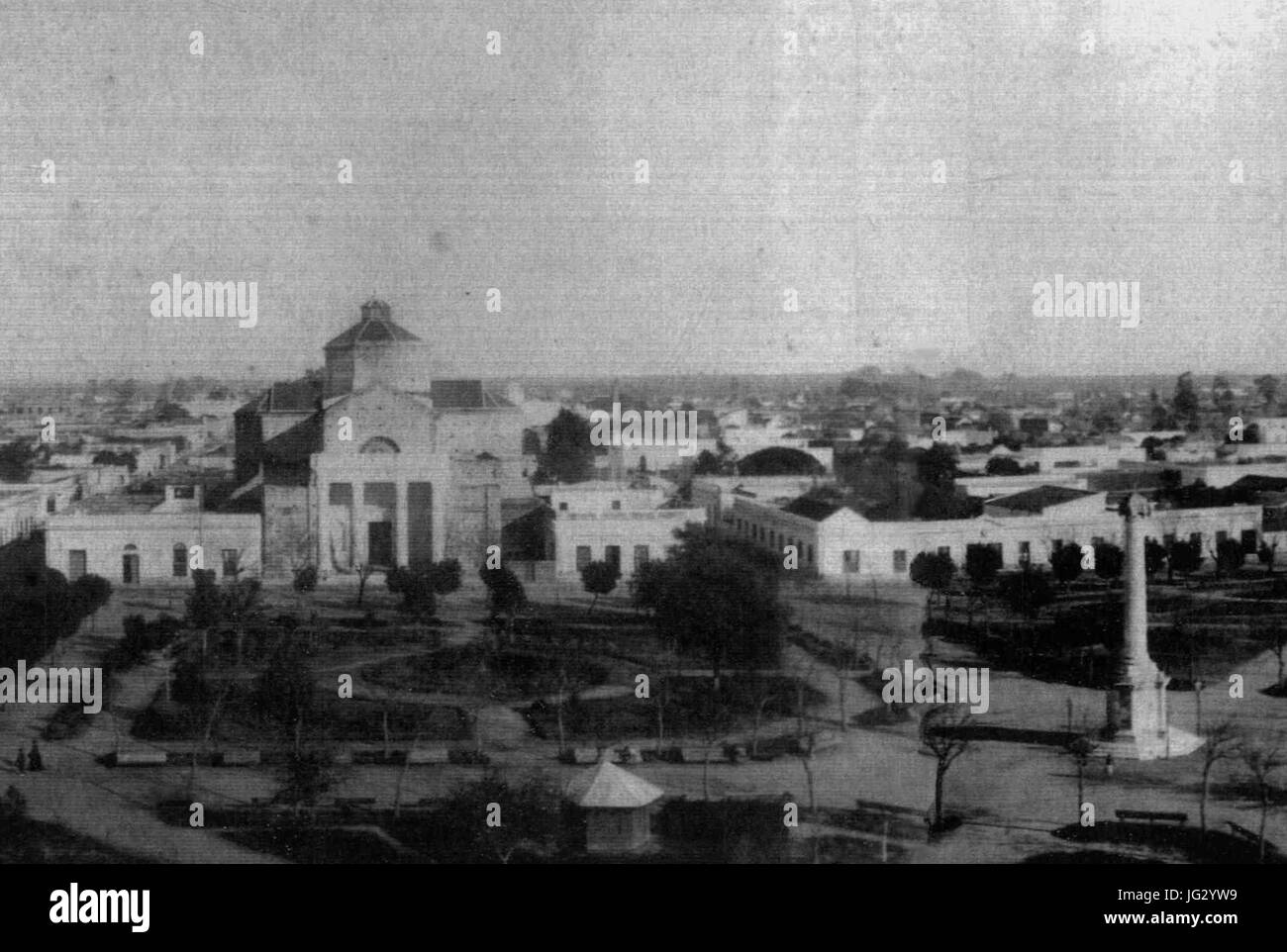 Gualeguaychú vista hacia 1900 Foto Stock