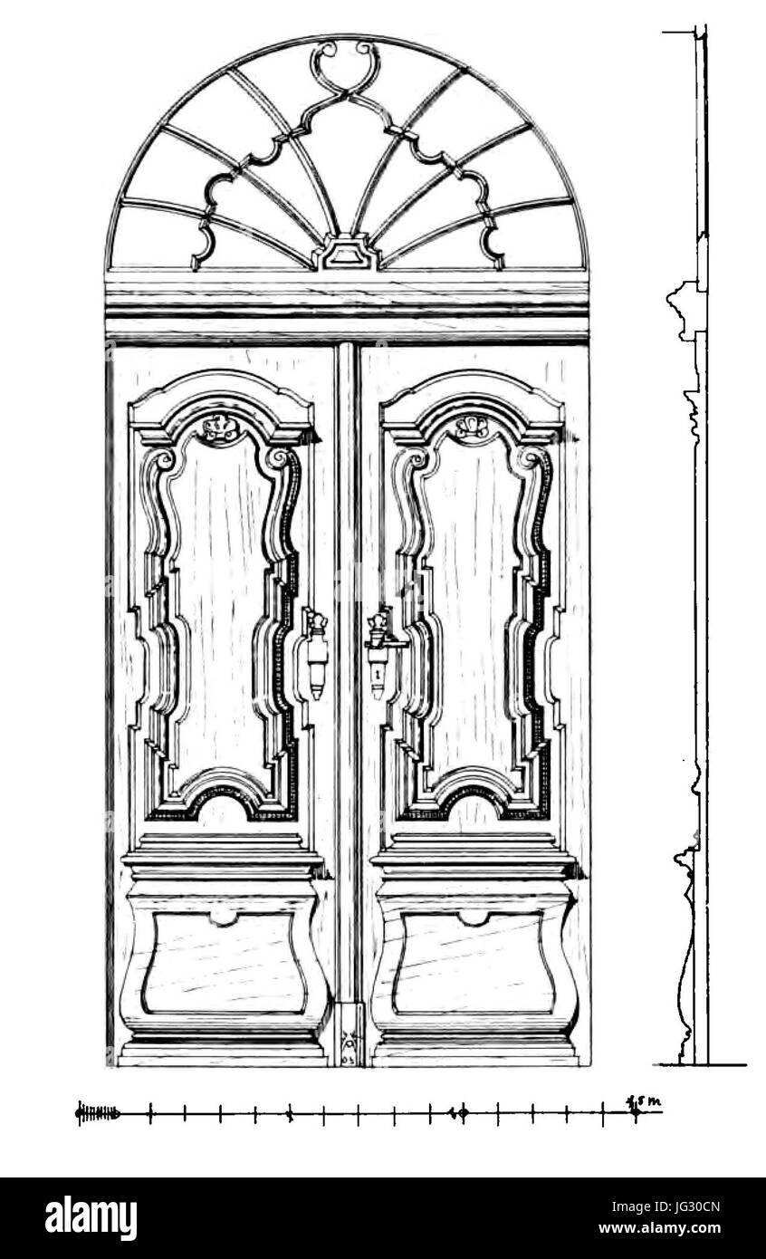 Lüneburg 143 Am Sande 31 Haustür Foto Stock