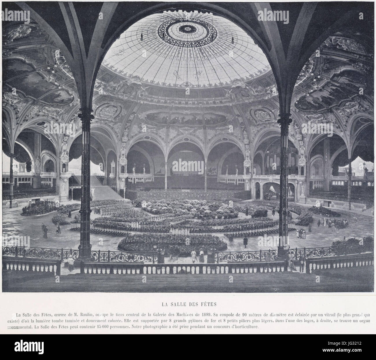 La Salle des fêtes, Exposition Universelle 1900 Foto Stock