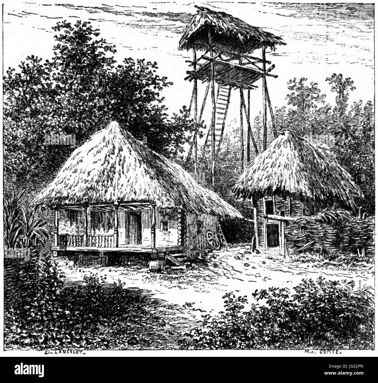 Lancelot - Maison d'onu paysan libre, éleveur de chevaux Foto Stock