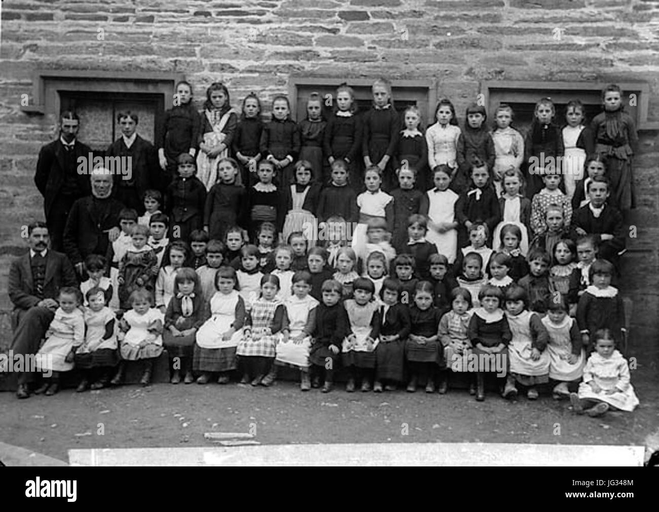 Ragazze scuola Pennal NLW3363596 Foto Stock