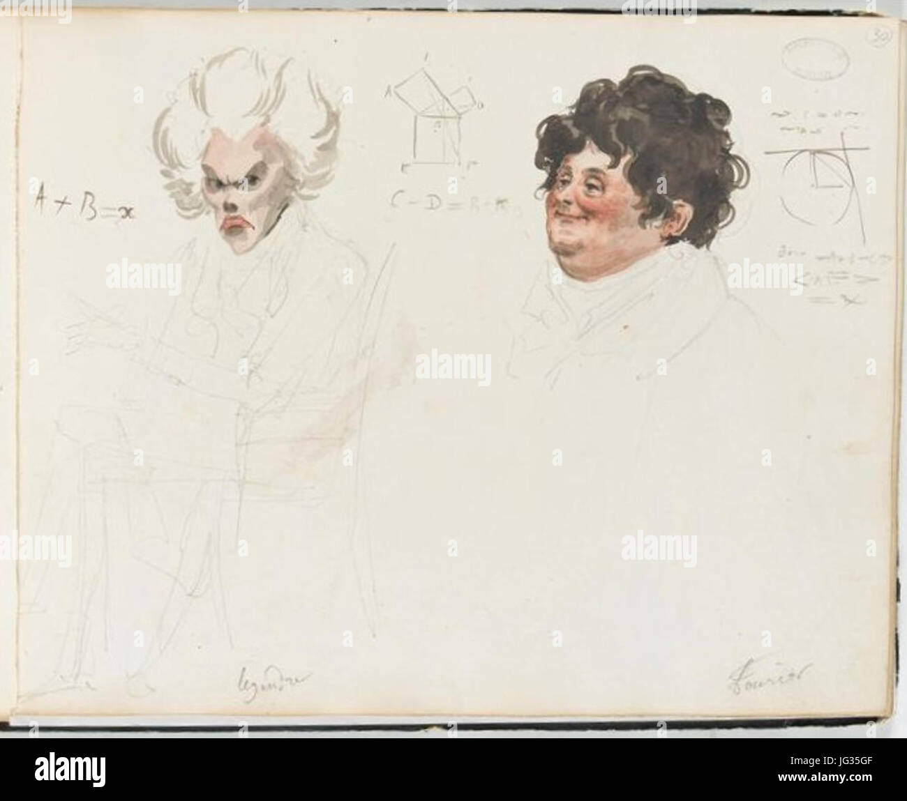 Legendre e Fourier 28182029 Foto Stock