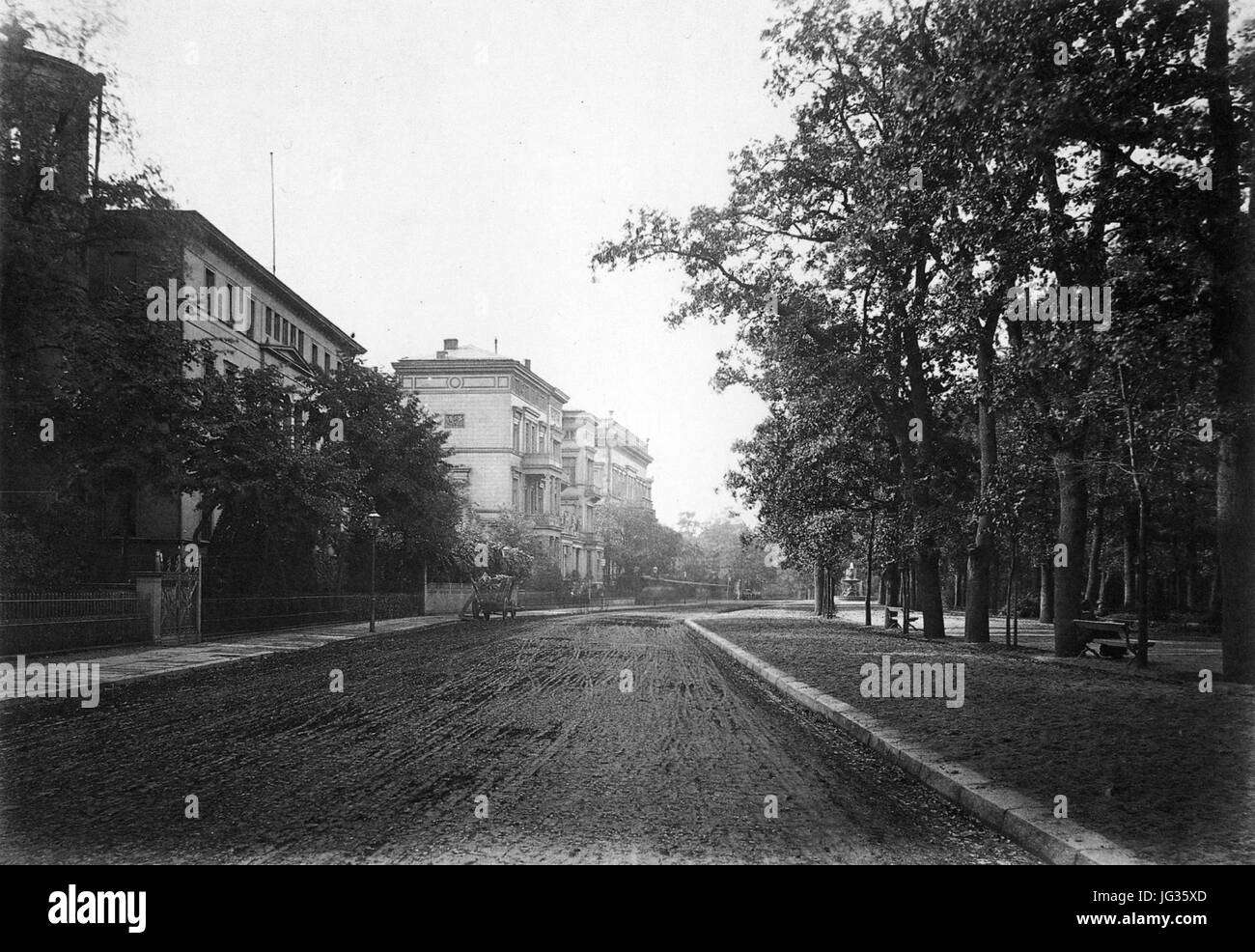 Lennéstraße, Berlin 1879 Foto Stock