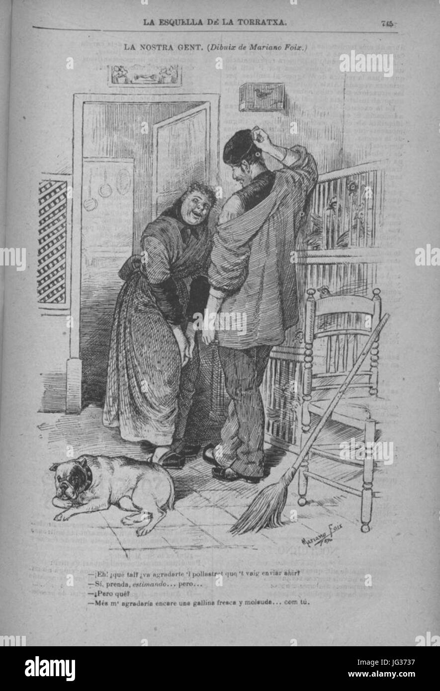 L'Esquella de la Torratxa, Núm. 0619 Foto Stock