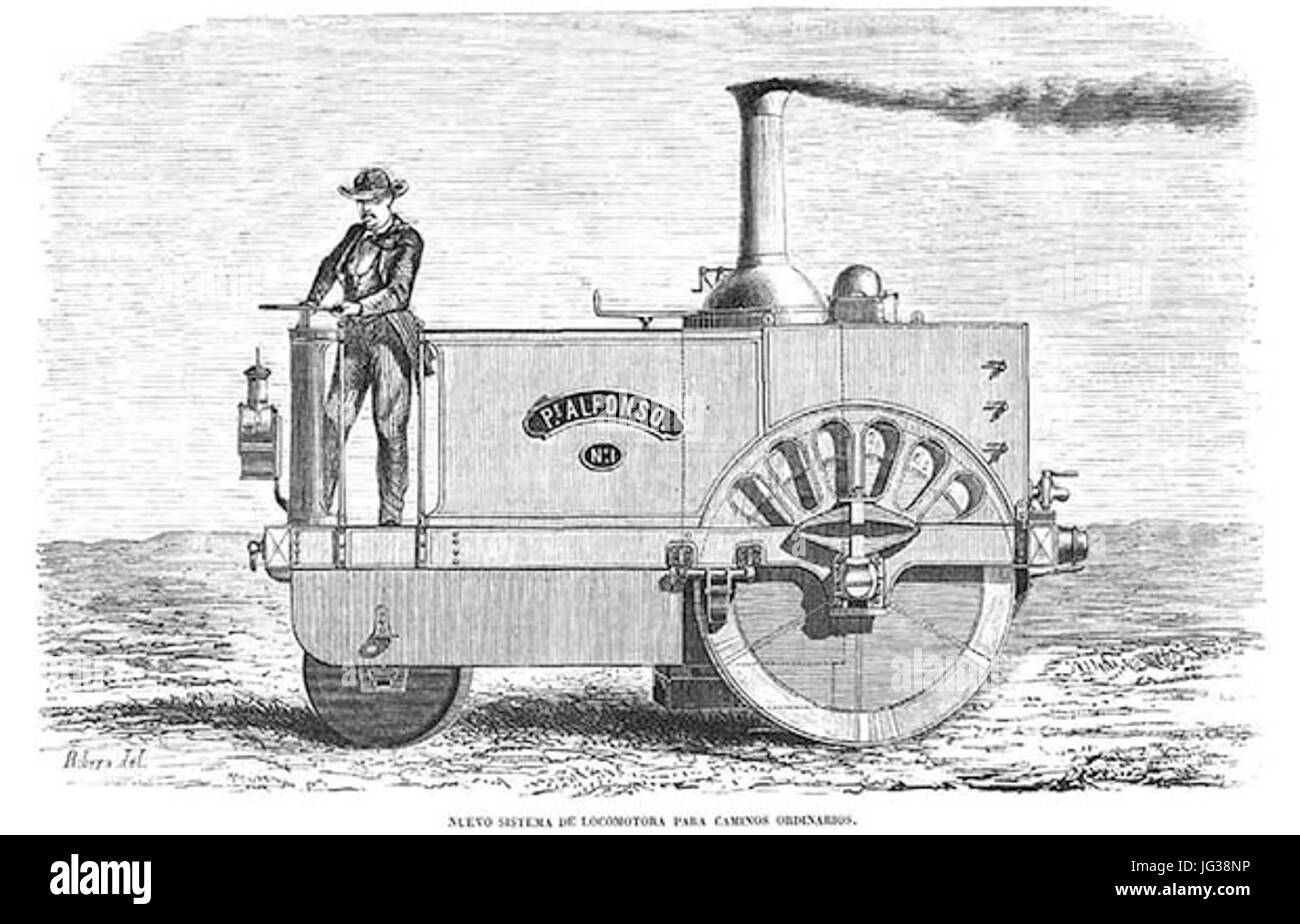 Locomóvil Príncipe Alfonso 28186 9 Foto Stock