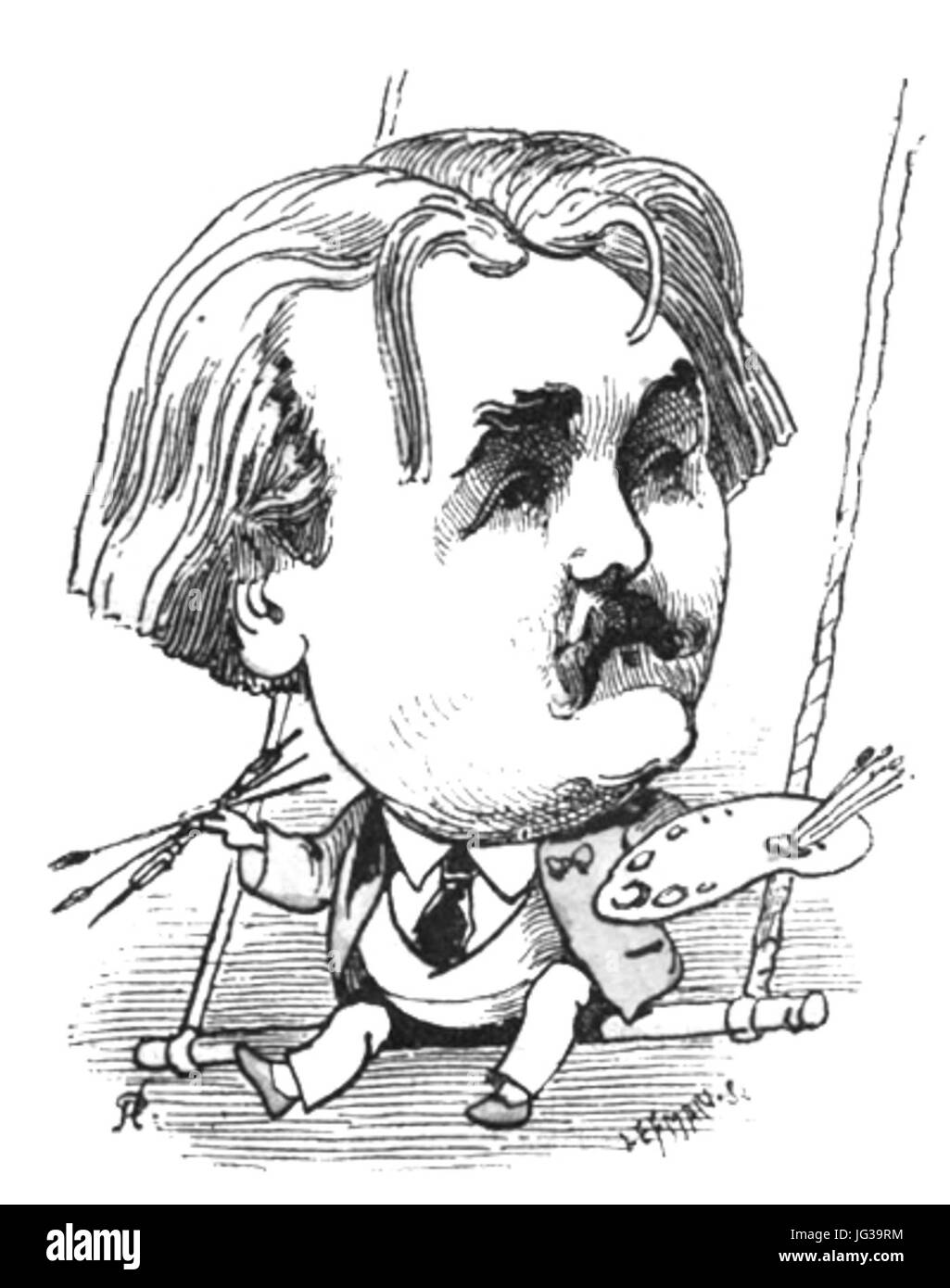 Gustave Doré da Georges Lafosse Foto Stock