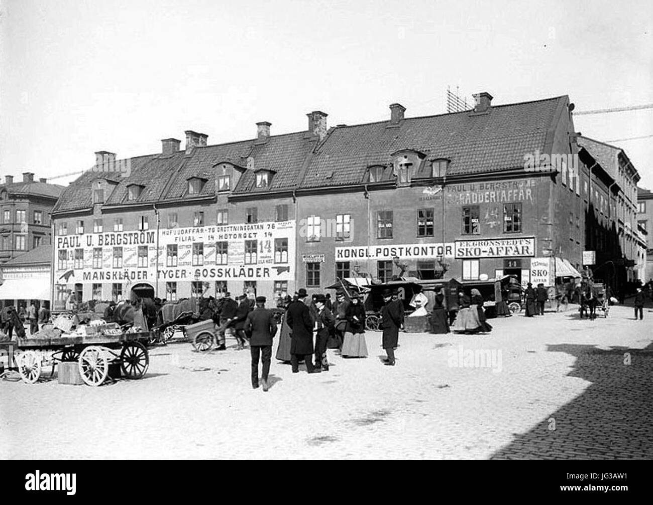 Hötorget 1898 Foto Stock