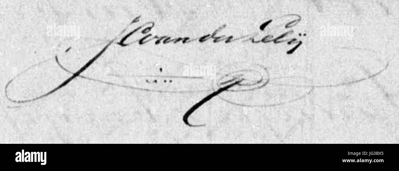 Handtekening Jacobus Cornelis van der Lely 281820-187129 Foto Stock