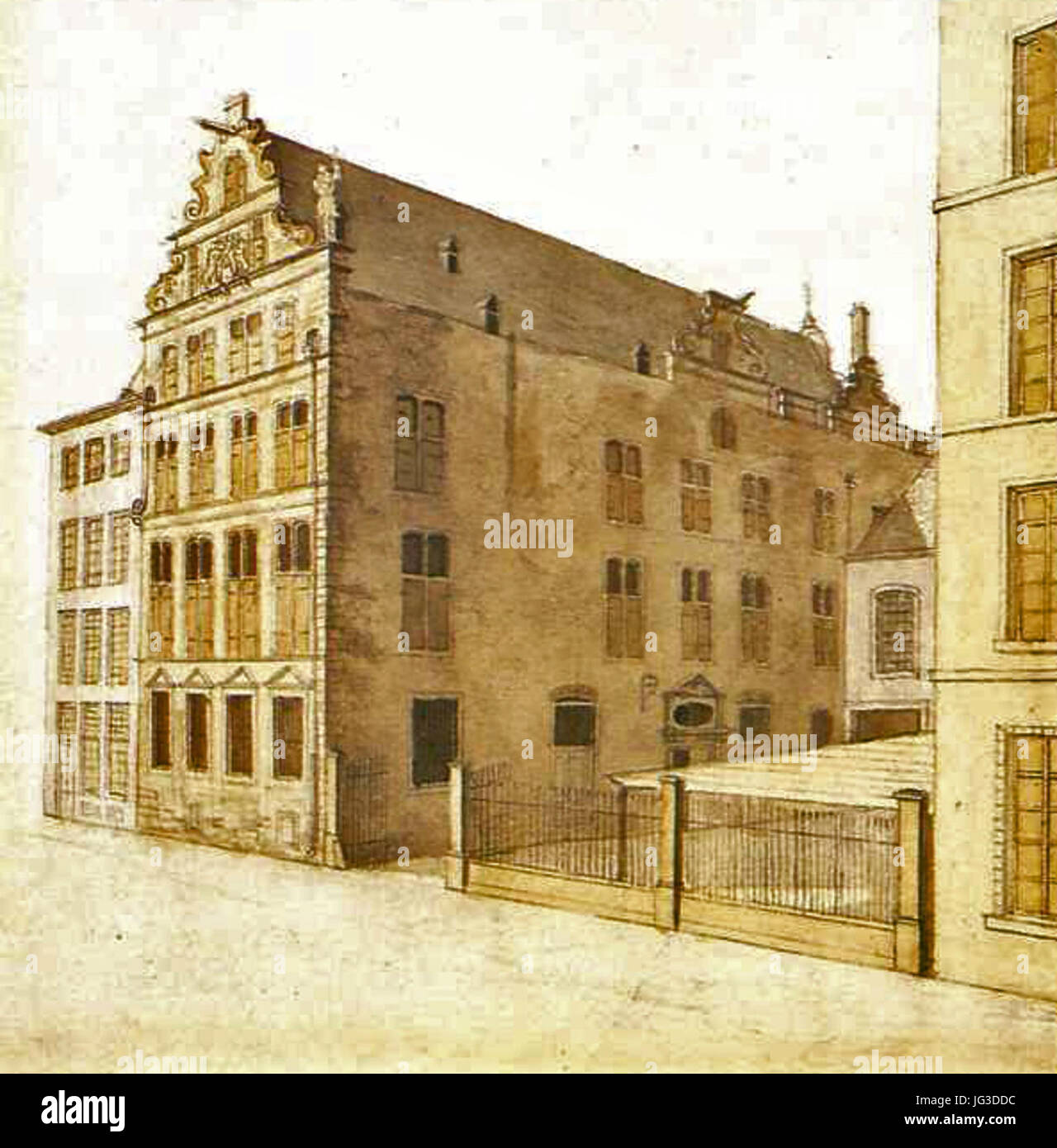 Haus-der-Fassbinderzunft-Köln-Filzengraben Foto Stock