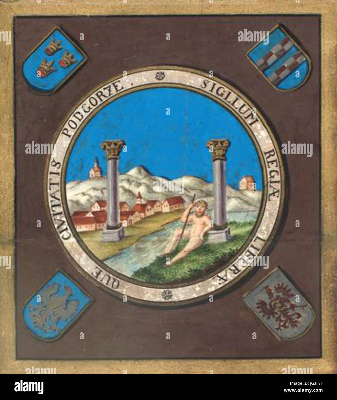 Herba podgórza Foto Stock