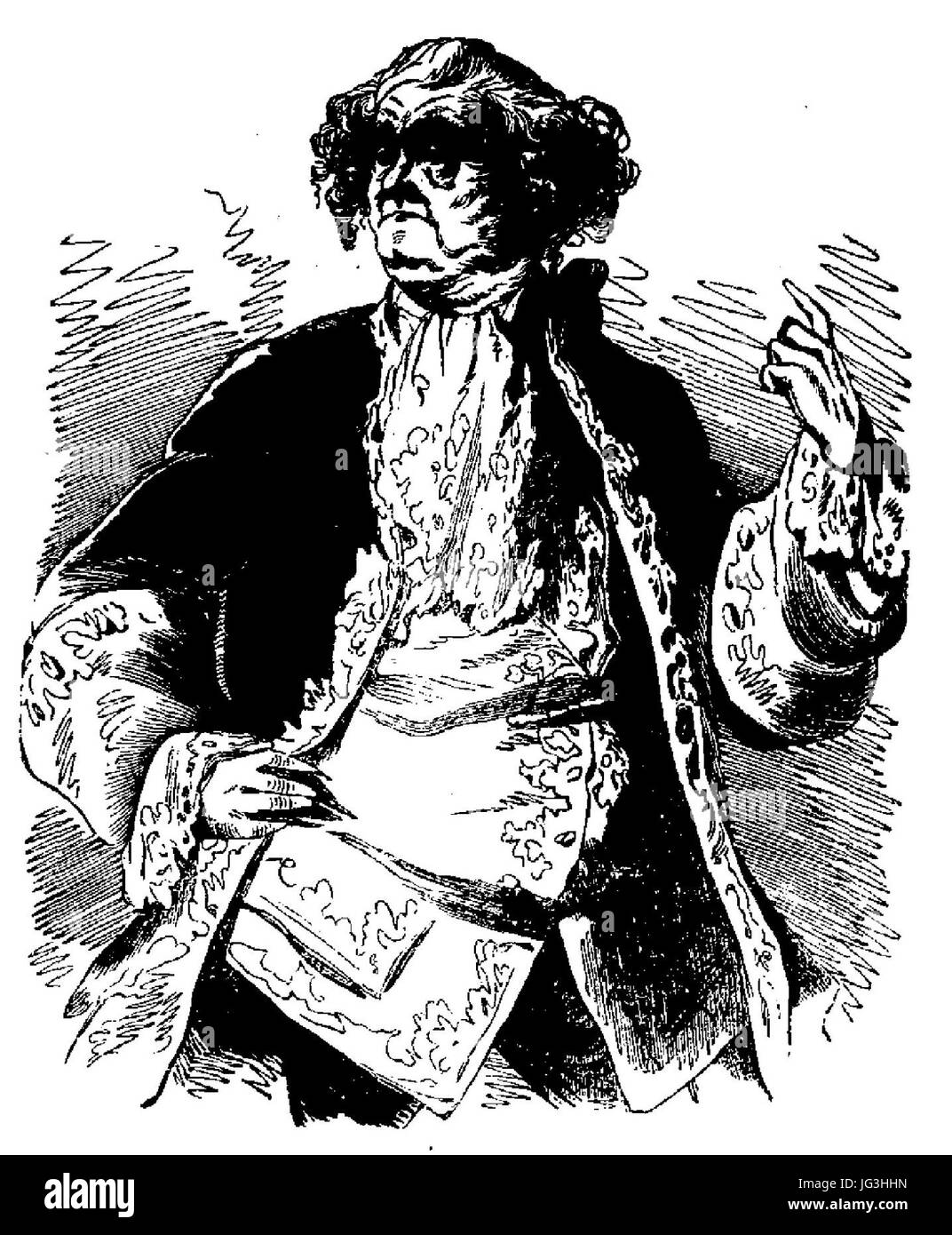 Hoffmann - Contes mystérieux, trad. La Bédollière (pagina 45 crop-2) Foto Stock