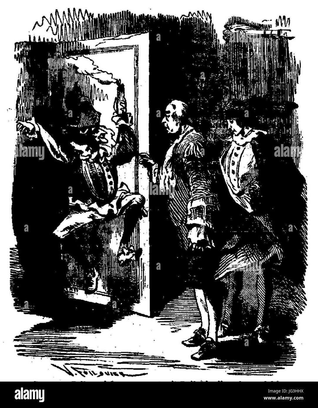 Hoffmann - Contes mystérieux, trad. La Bédollière (pagina 60 del raccolto) Foto Stock