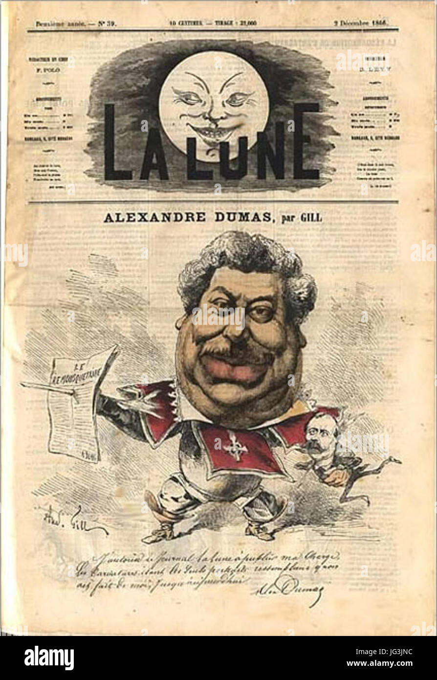 Gill - Dumas Père Foto Stock