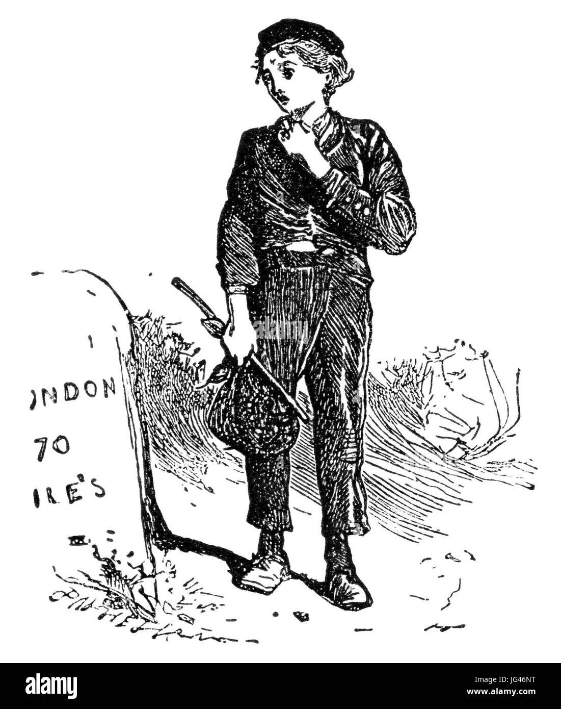 Oliver Twist - Samhällsroman - Framsida Foto Stock