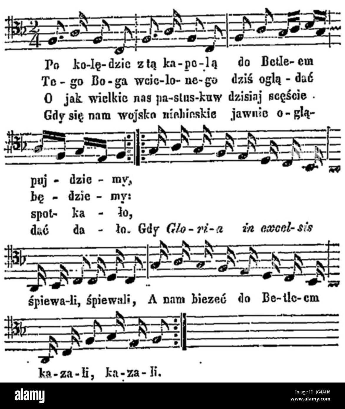 Pagina011a Pastorałki Foto Stock