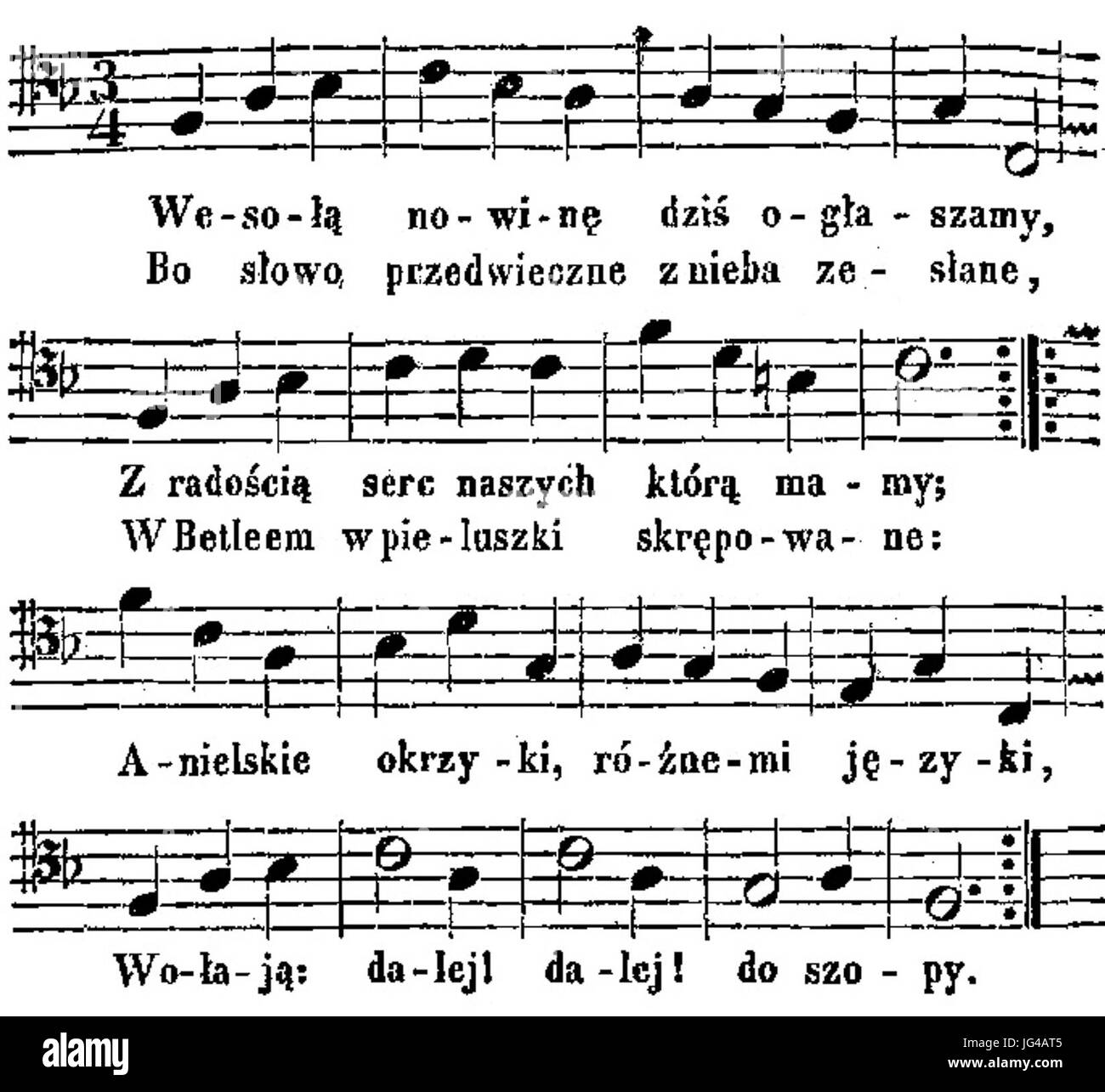 Pagina100a Pastorałki Foto Stock