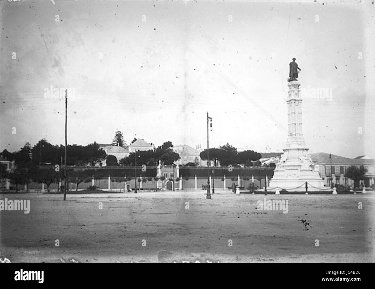 Palais de Belém et Monumento a Albuquerque Foto Stock