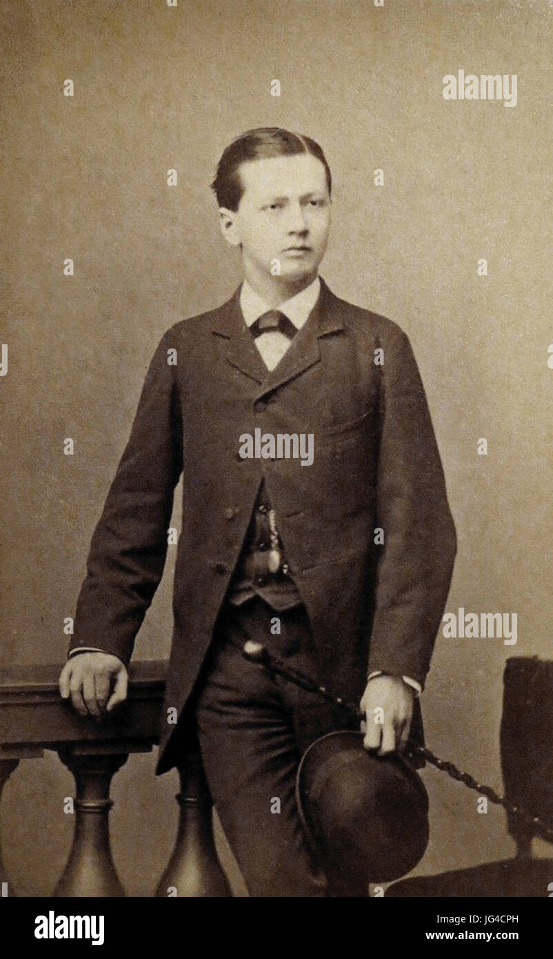 Pascha (Biername eines Tübinger Studenten) seinem lieben Wotschke zur freundlichen Erinnerung ... 1880, CDV von F. Brandseph, Stoccarda una Foto Stock