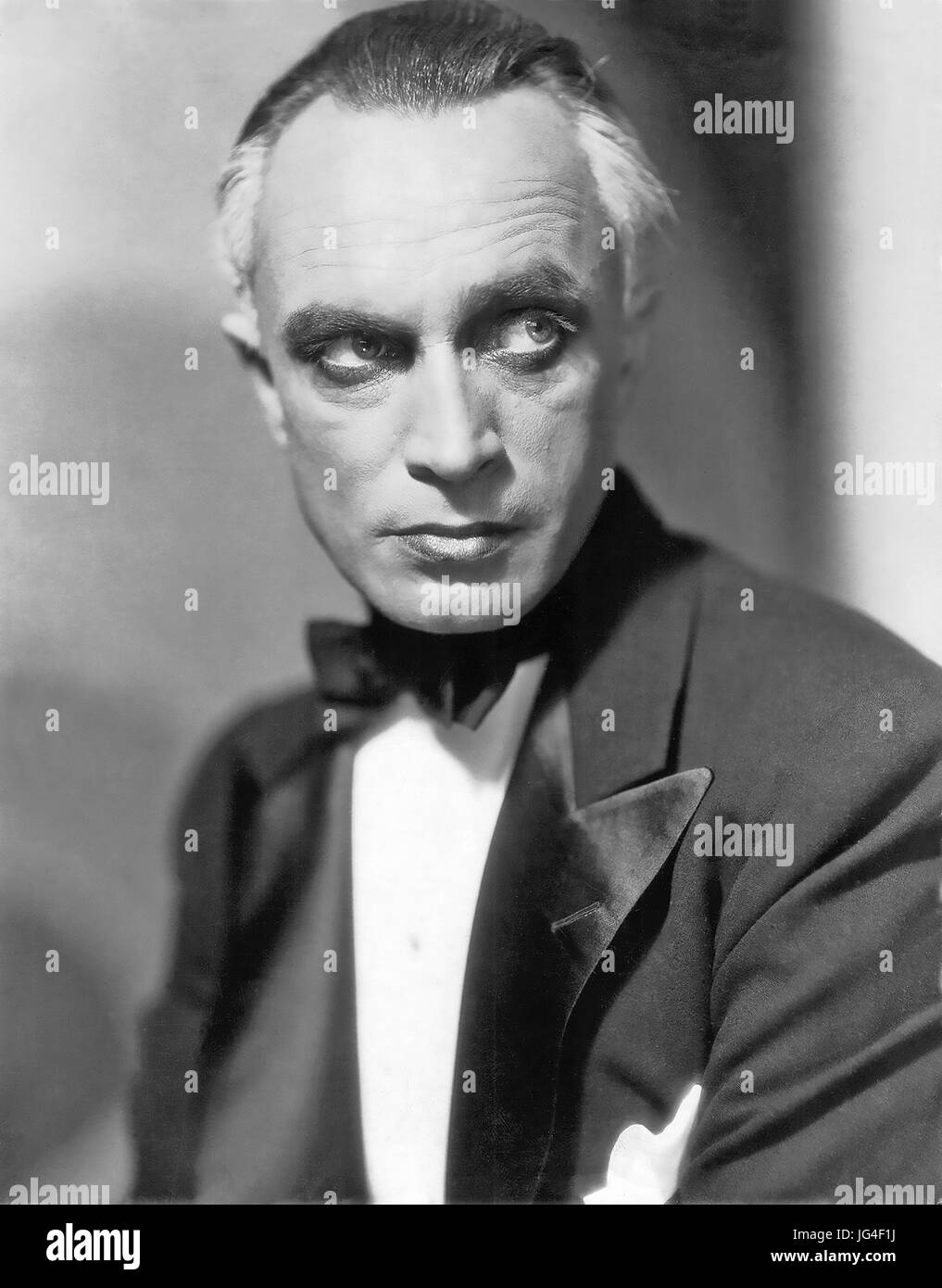 CONRAD VEIDT (1893-1943) Tedesco attore di cinema nel 1927 Foto Stock