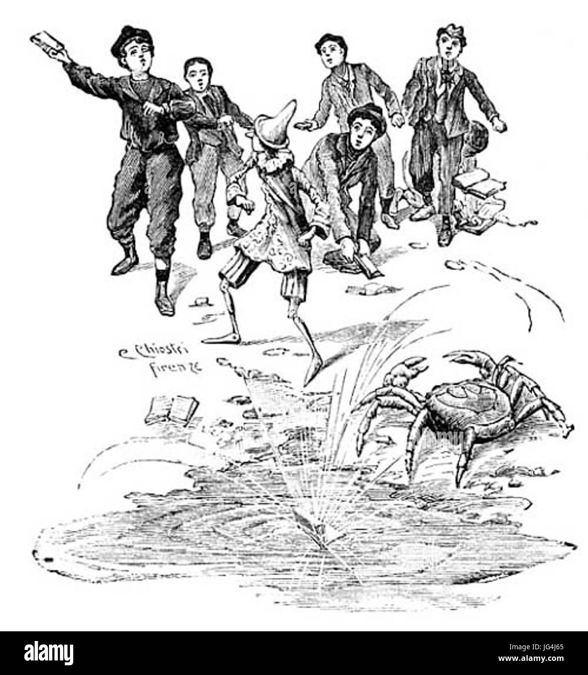 PinocchioChiostri14 Foto Stock