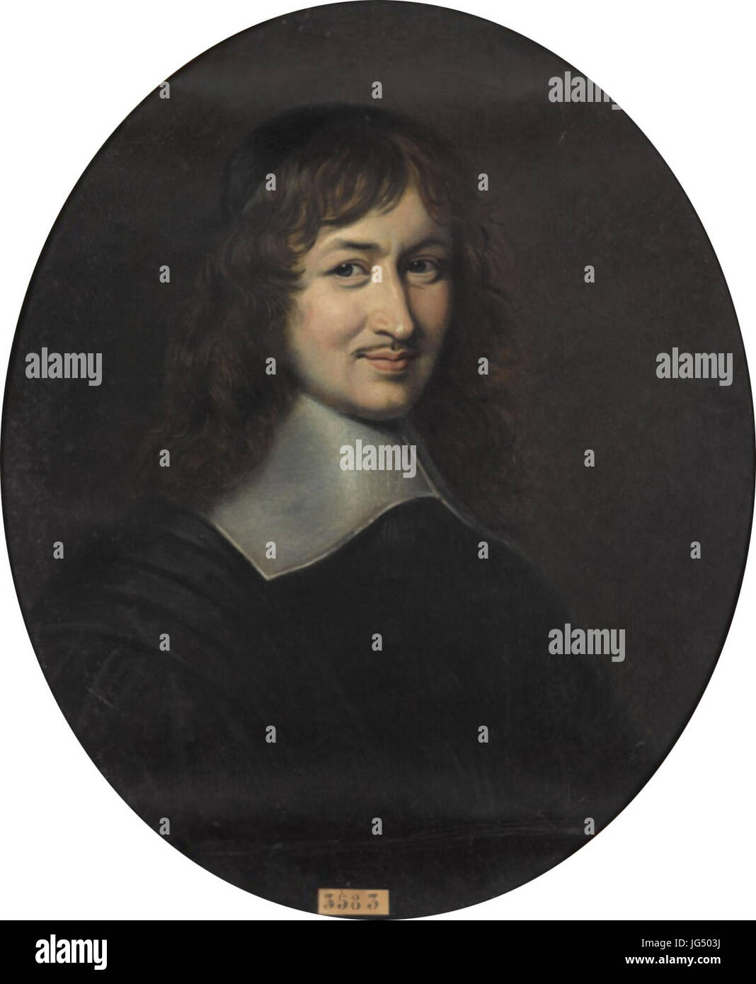 Ritratto di Nicolas Fouquet da Édouard Lacretelle - Château de Versailles j Foto Stock