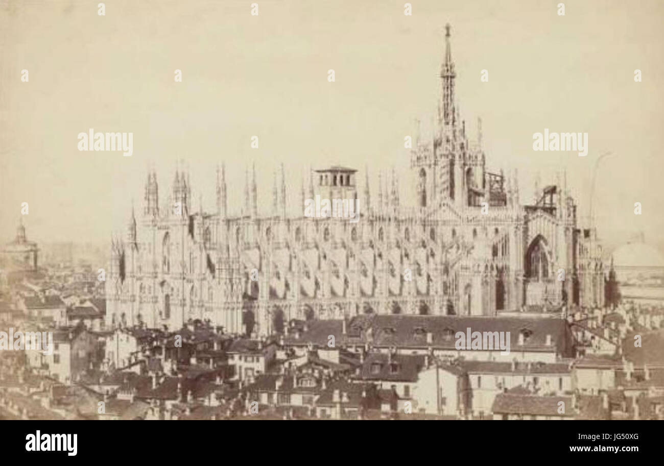 Pozzi Pompeo 281817-188029 - Milano - Duomo 28pre 186629 Foto Stock