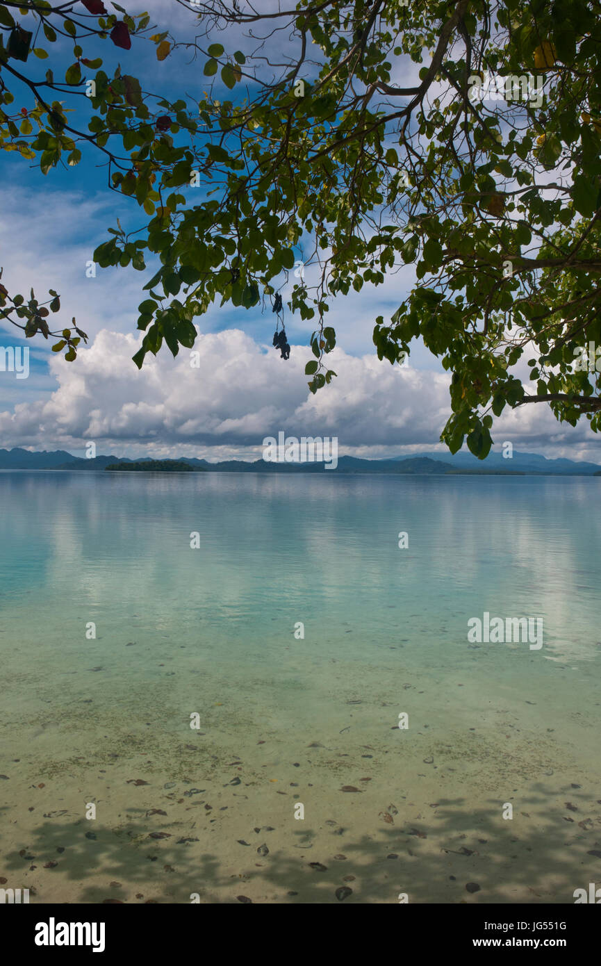 Il Marovo Lagoon, Isole Salomon, Pacific Foto Stock