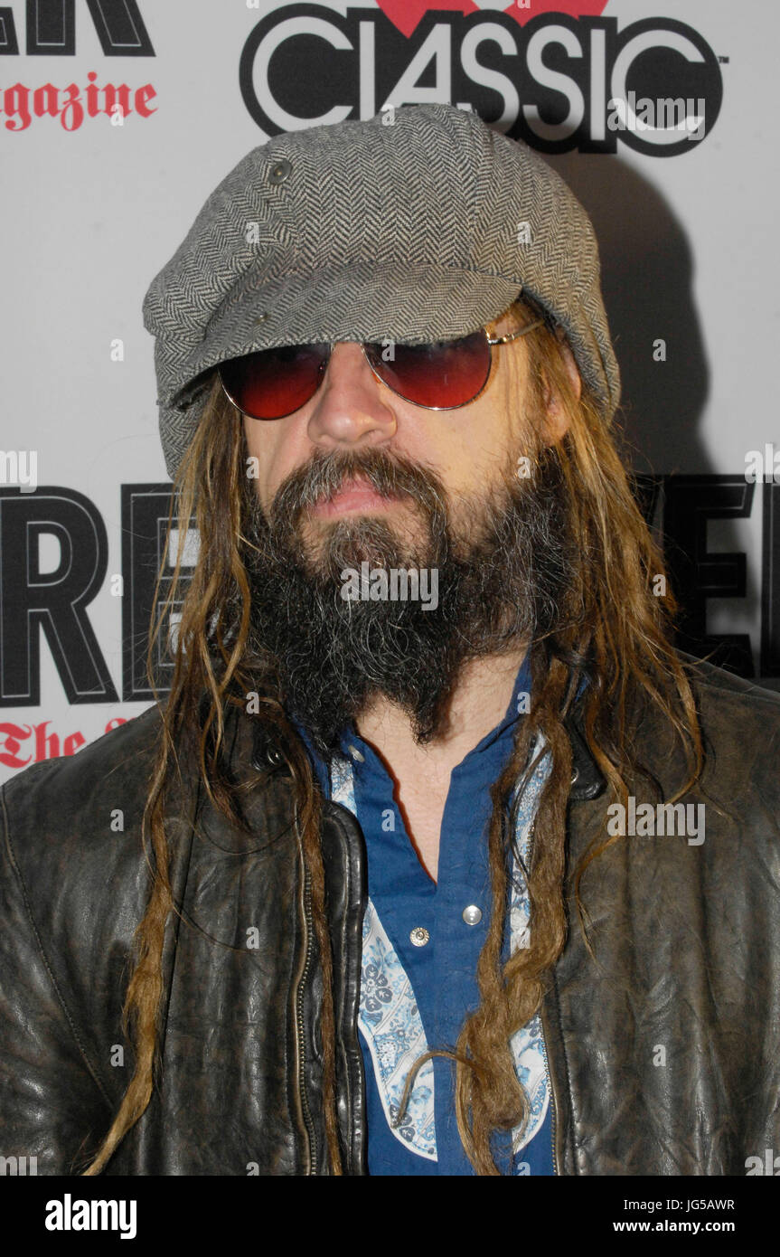 Rob Zombie arriva terzo annuale di revolver golden gods awards il club nokia Aprile 20,2011 Los Angeles, California. Foto Stock