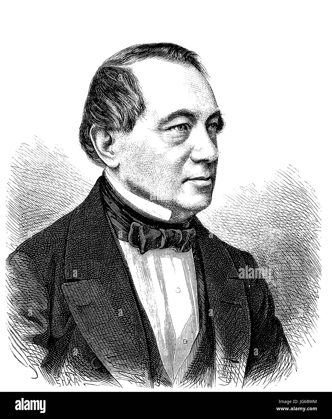 Miglioramento digitale:, Gustav vom vedere, Gustav von Struensee, 1803 - 1875, un scrittore tedesco, Germania, illustrazione del XIX secolo Foto Stock