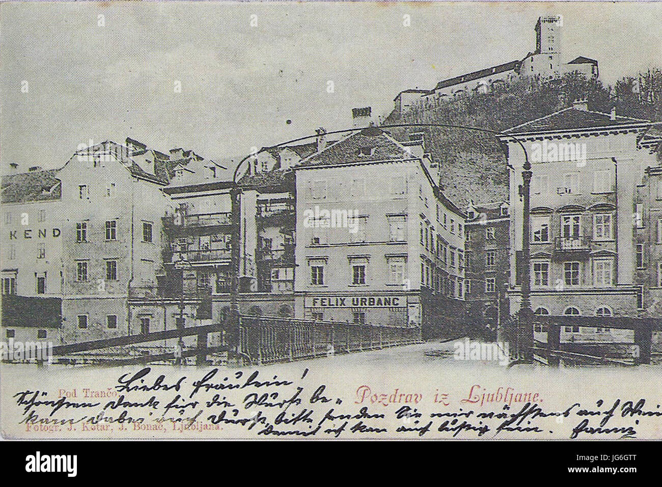 Pod Razglednica Trančo (2) Foto Stock
