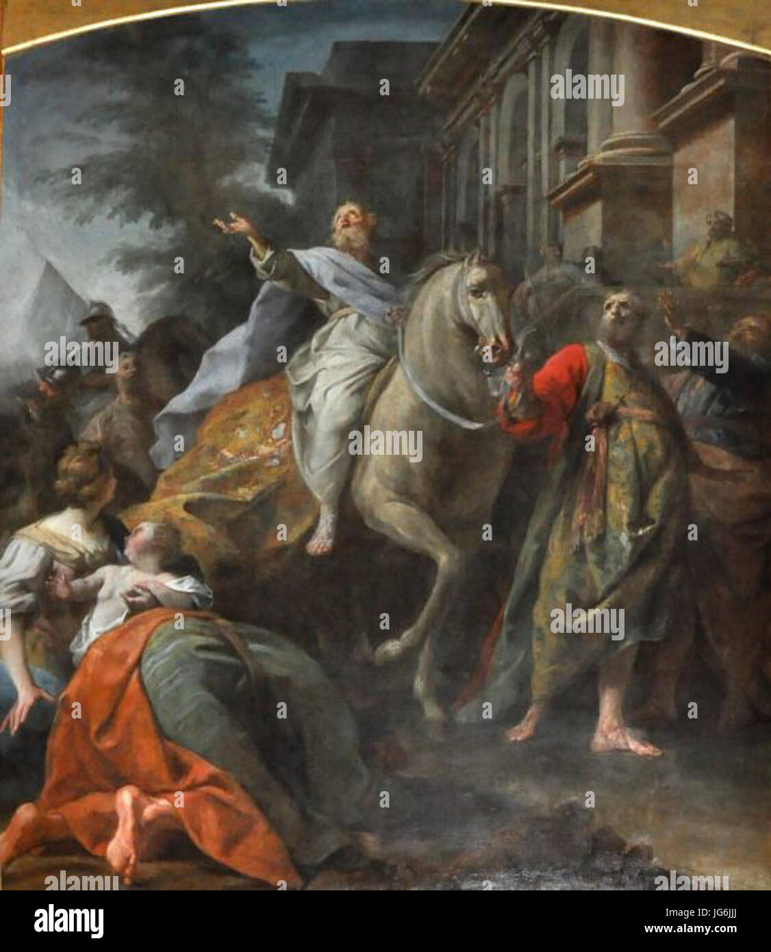 Restout - Le Triomphe de Mardochée Foto Stock