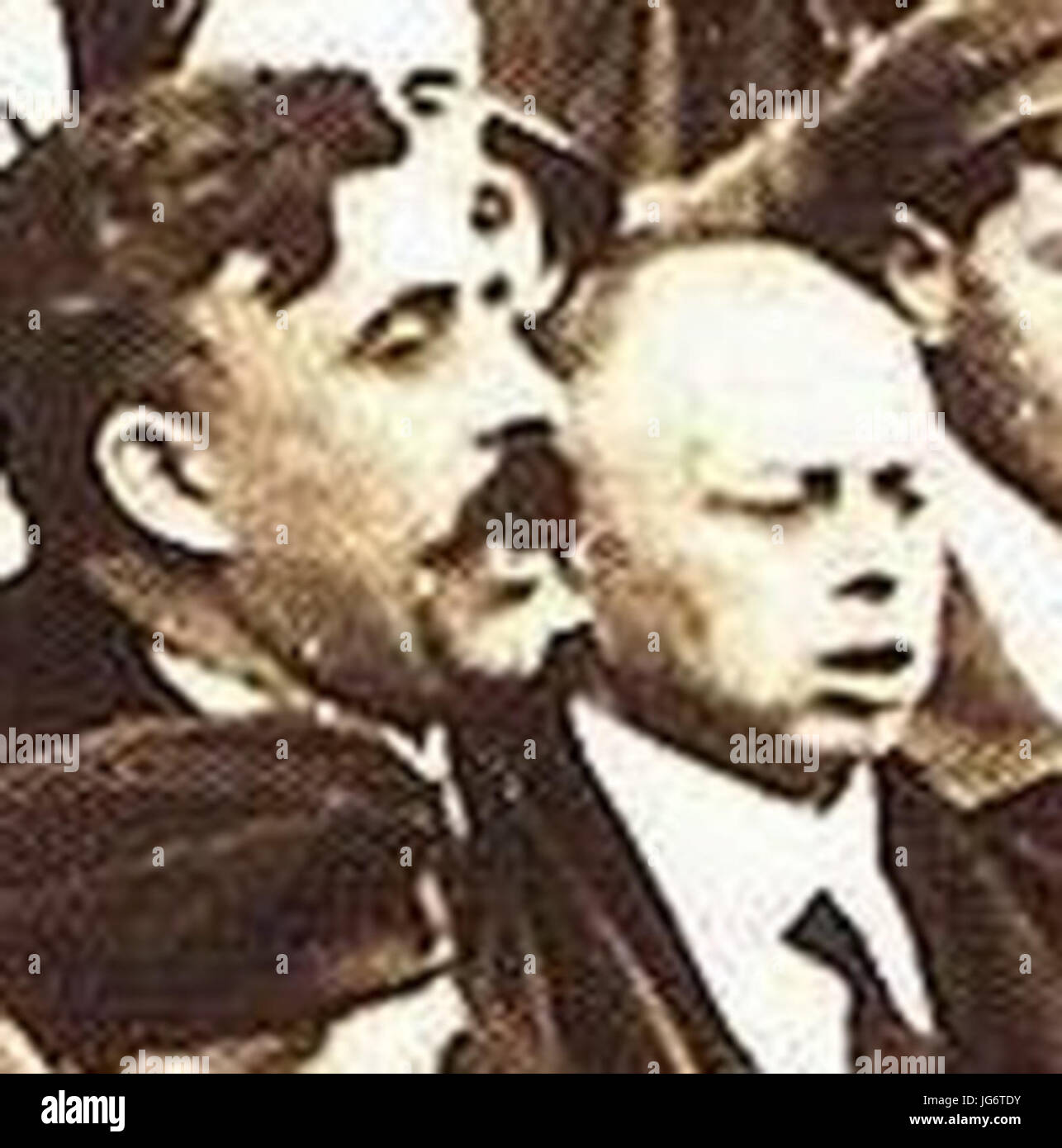 Sándor Garbai Béla Kun Foto Stock