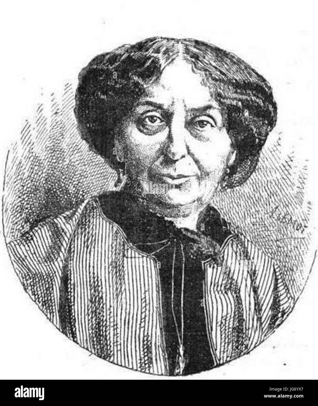 George Sand par Lemot Foto Stock