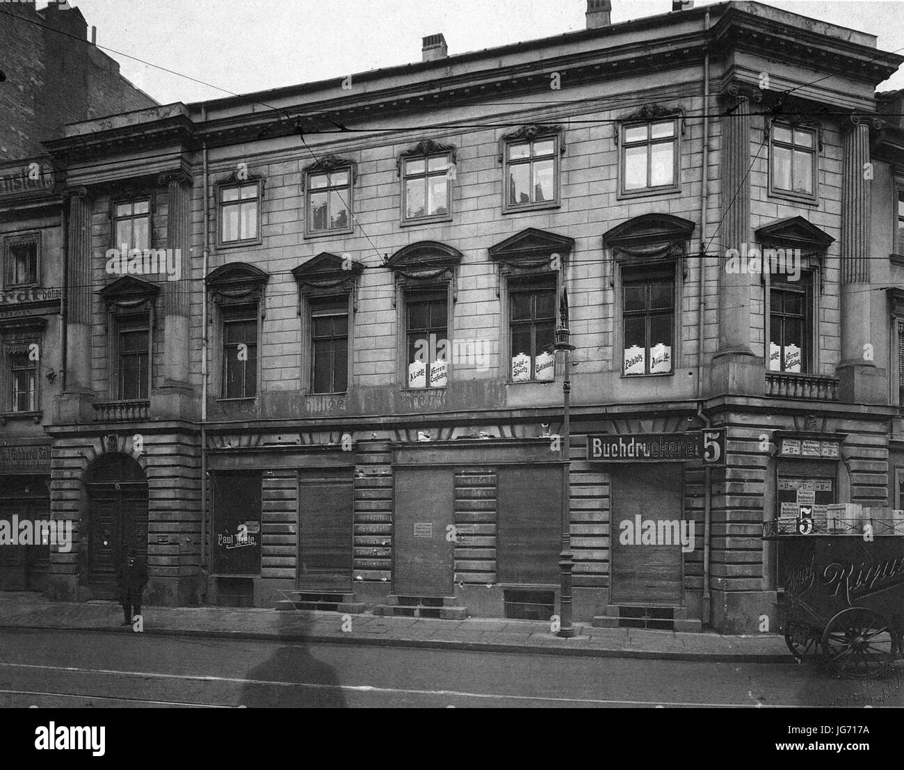 Schönhauser Allee 5, Berlino 1905 Foto Stock