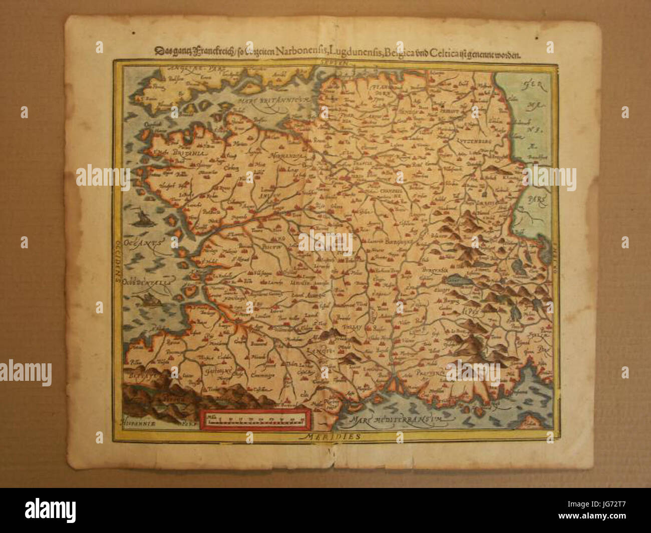 Mappa di Francia 28160029 Foto Stock