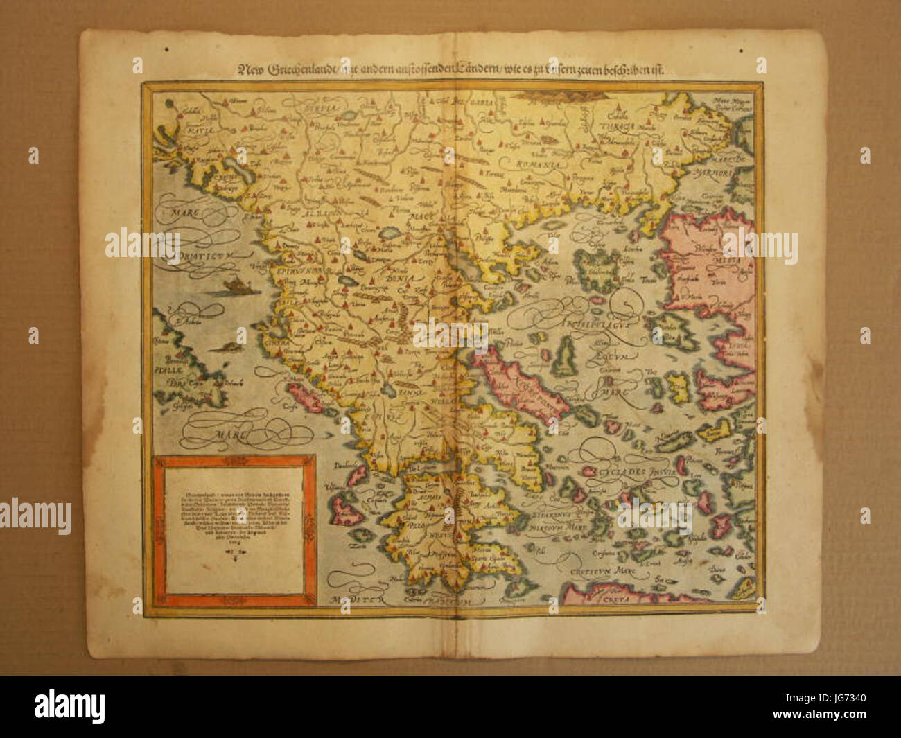 Mappa politica della grecia immagini e fotografie stock ad alta ...