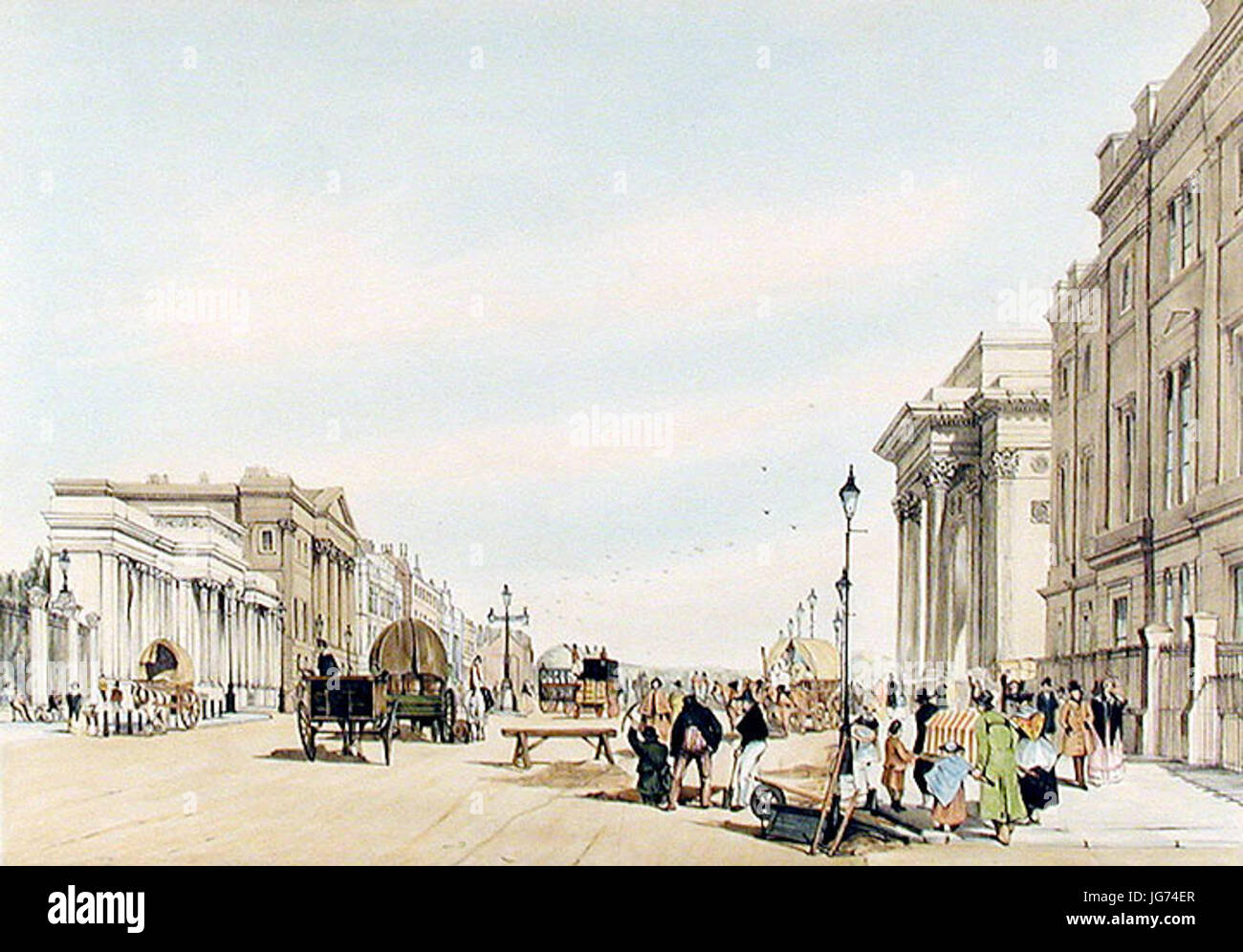 Shotter Boys Hyde Park Corner 1842 modificato Foto Stock