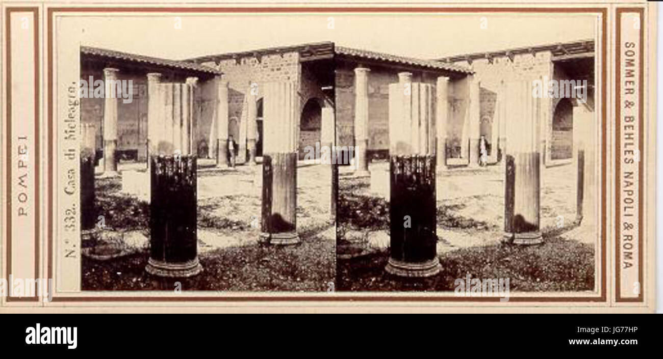 Sommer Giorgio 281834-191429 26 Behles Edmund 281841-192429 - n. 332 - Casa di Meleagro Pompei Foto Stock