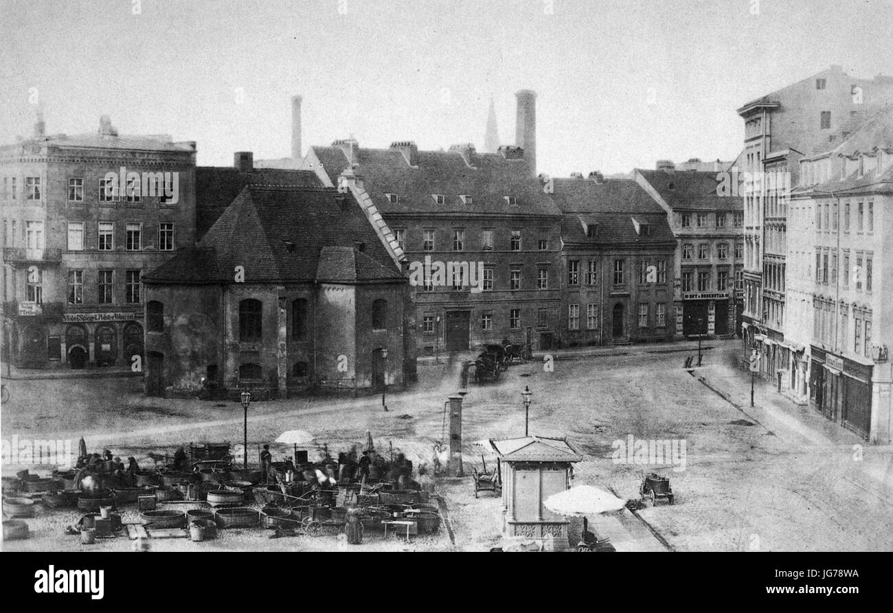Spittelmarkt, Berlin 1868 Foto Stock
