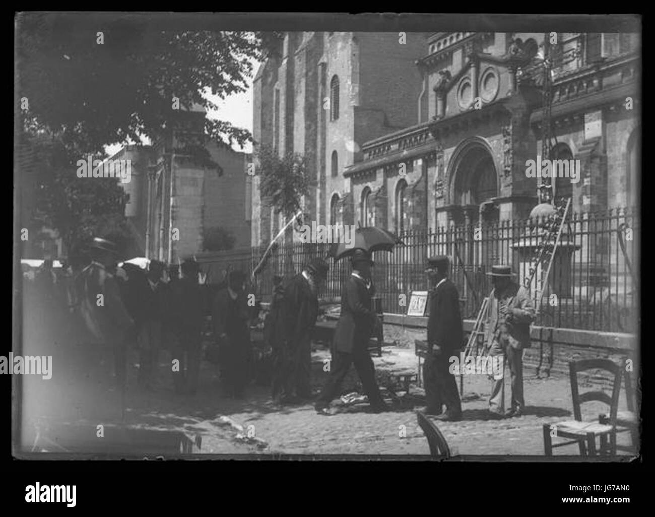 Marché St-Sernin. Cap. Astrié. M. Georges. 11 juillet 1897 28189729 - 51Fi54 - Fonds Trutat Foto Stock