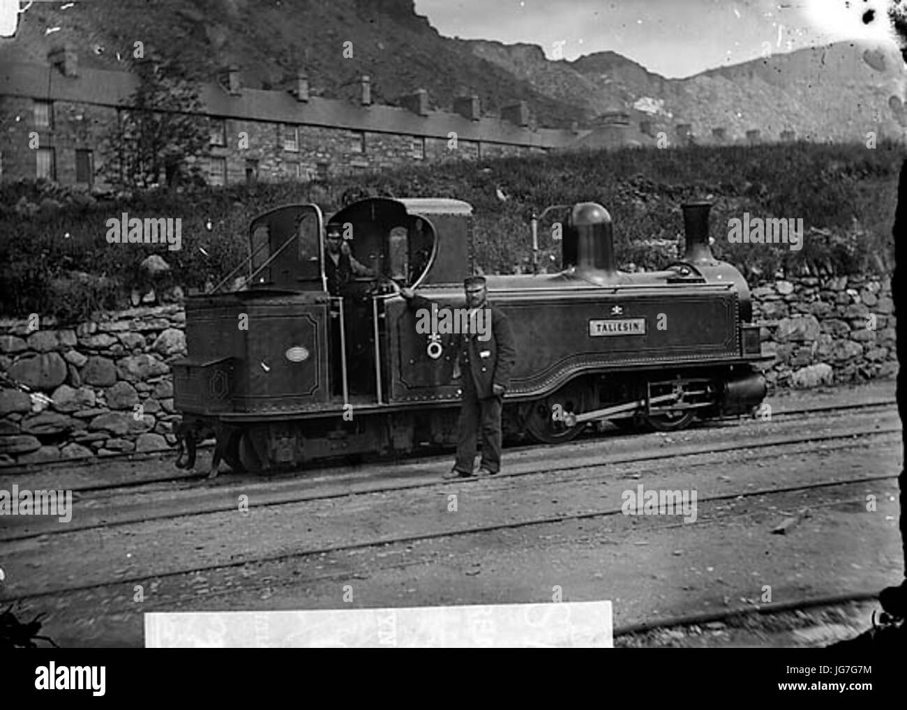 Motore Taliesin Ffestiniog railway NLW3363956 Foto Stock