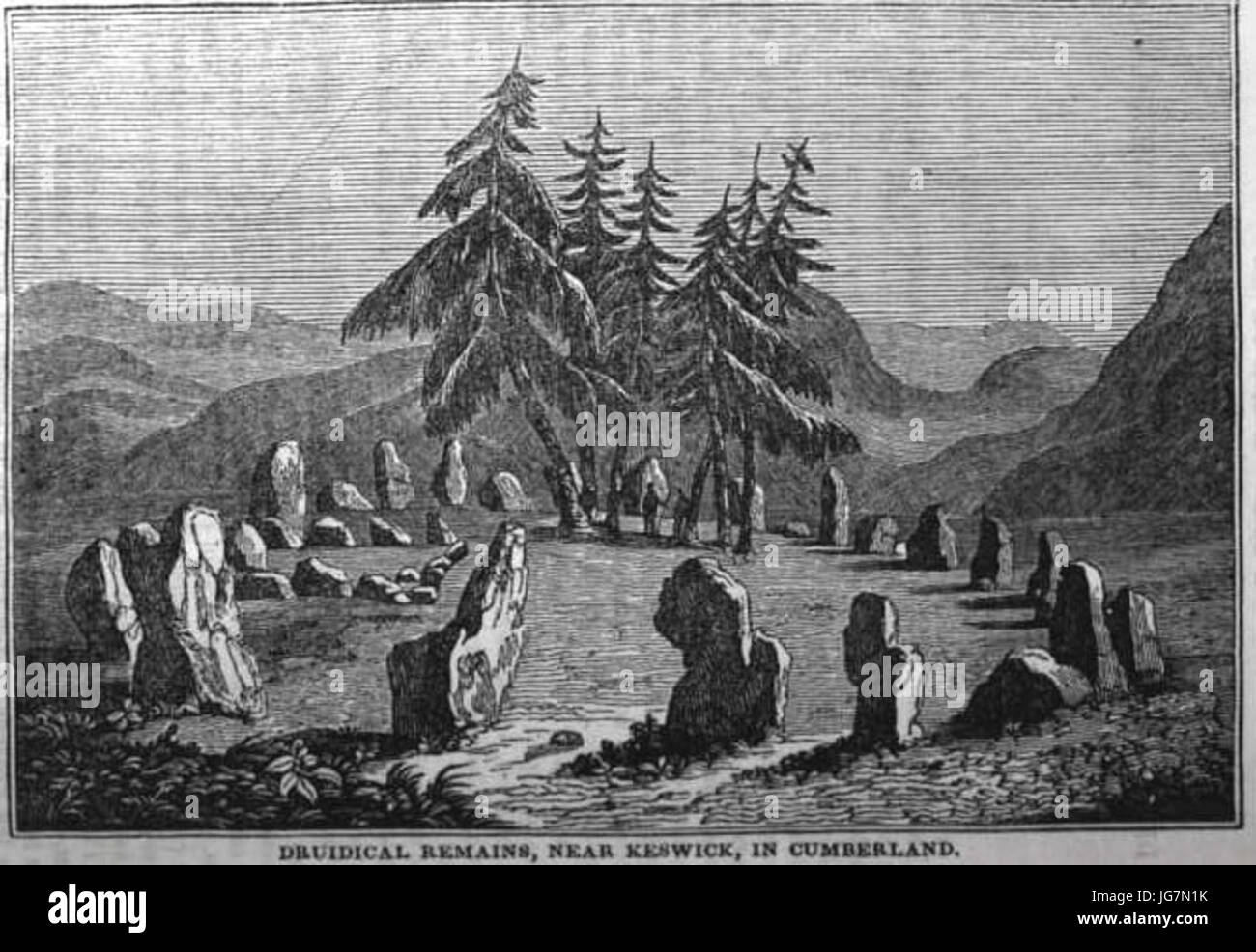 Le meraviglie del mondo in natura arte e mente Robert Sears 1843 Foto Stock