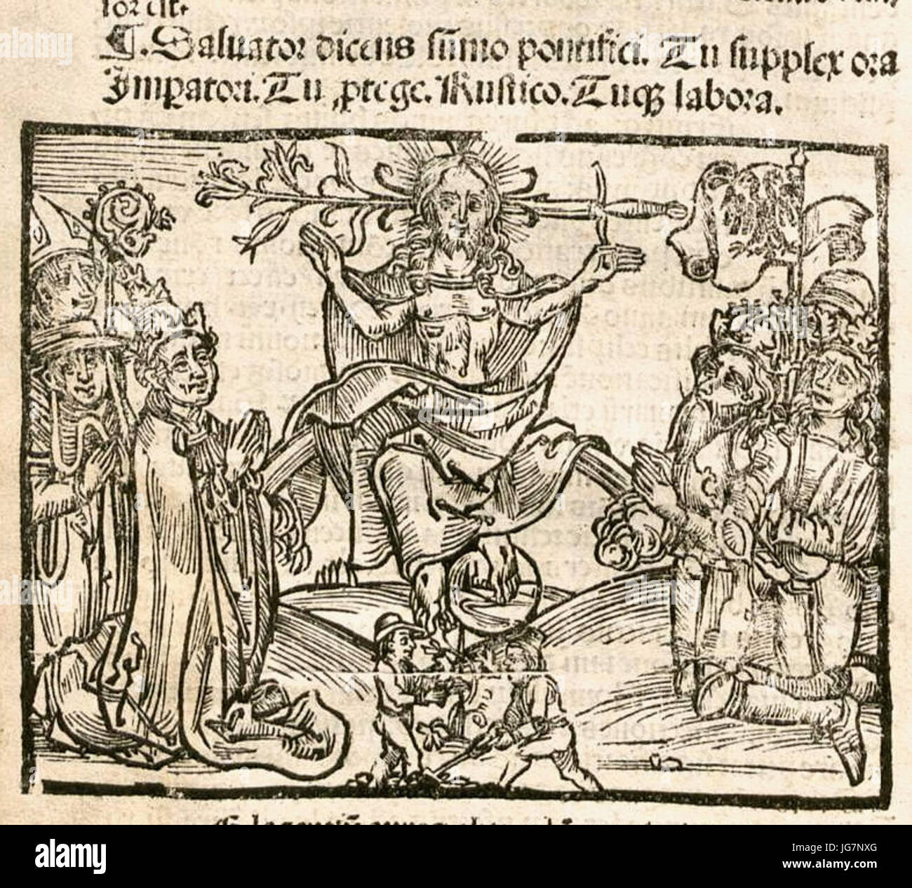 Tre-estates-prognosticatio-lichtenberger-straßburg-1499 Foto Stock