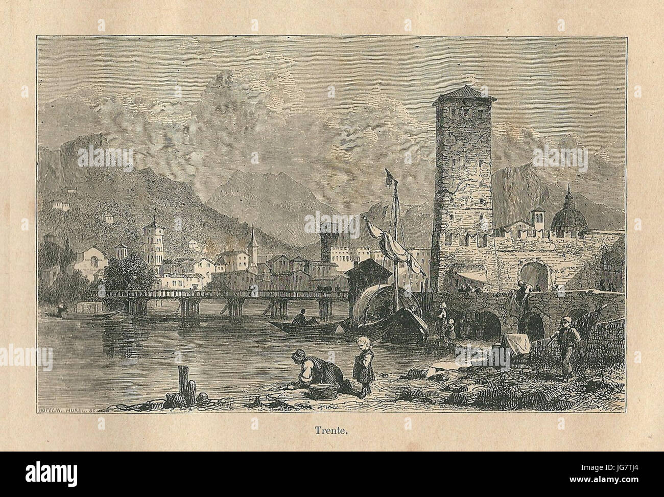 Trente-XIXsiècle-32 Foto Stock