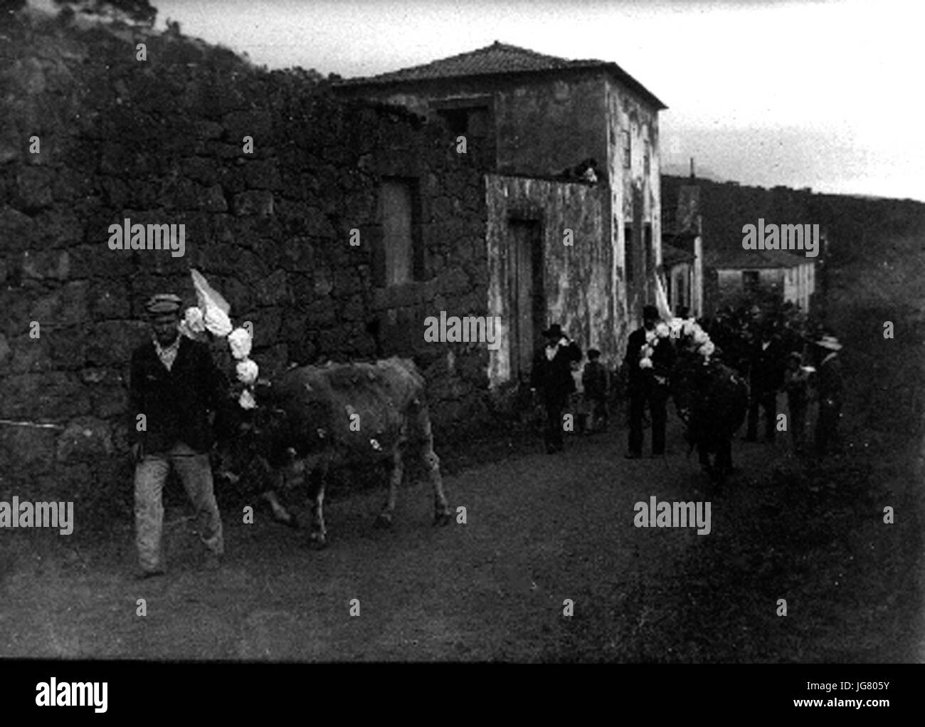 Urzelina, festas populares, 41, Arquivo de Villa Maria, Angra do Heroísmo, Ilha Terceira, Açores Foto Stock