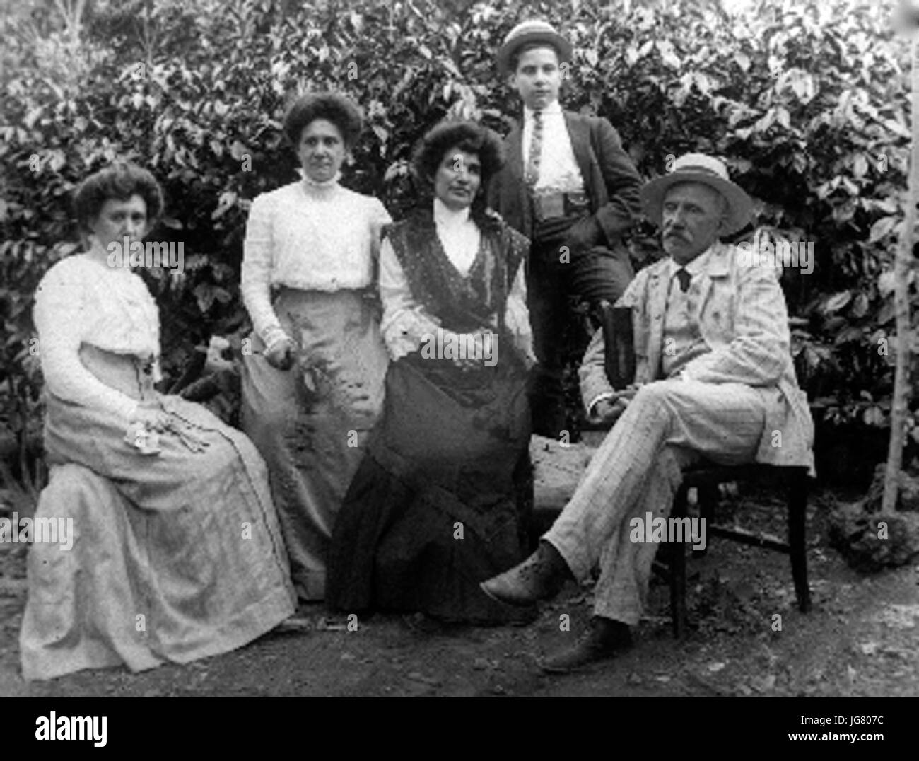 Urzelina, Ilha de São Jorge, 1910, modos de trajar, 14, Arquivo de Villa Maria, Angra do Heroísmo, Ilha Terceira, Açores Foto Stock